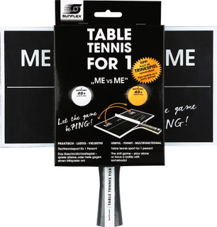 Sunflex Table Tennis Racket Table Tennis For 1 - Set consists of a board and two balls